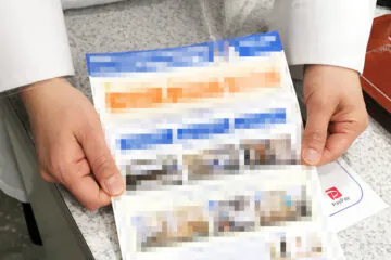 クライアントA社のチラシサンプリング